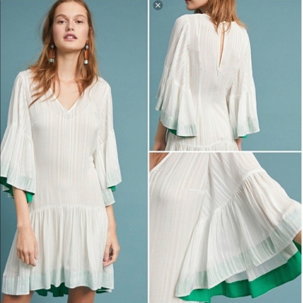 Tracy Reese for Anthropologie bell sleeve dress